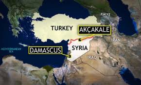 Map Siria Turcia