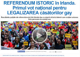 Referendum Irlanda, nu mai  o țară crestina